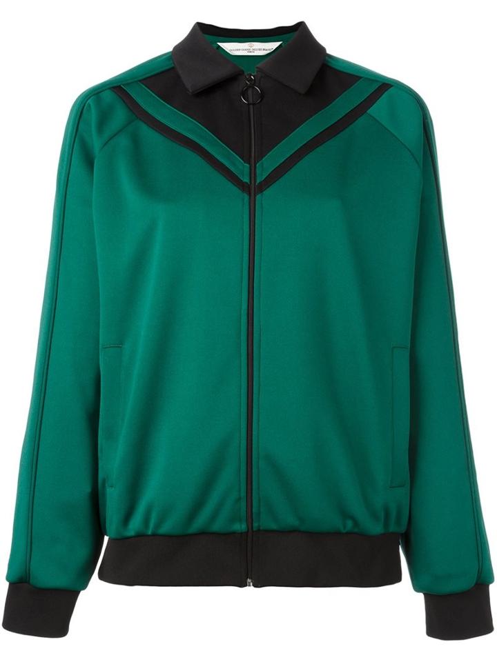 Golden Goose Deluxe Brand 'janet' Zipped Sweatshirt, Women's, Size: Xs, Green, Polyester