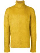 Paura Roll Neck Jumper - Yellow