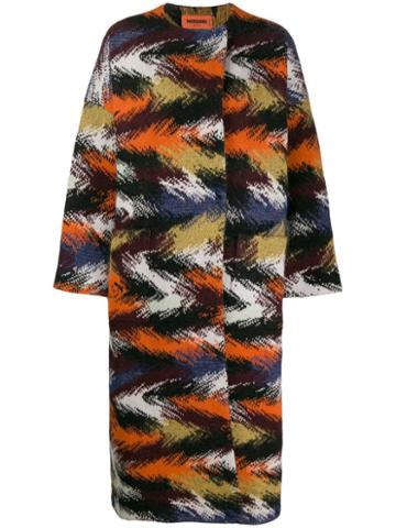 Missoni Cocoon Coat - Orange