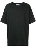 Facetasm Rear Stripe Detail T-shirt - Black