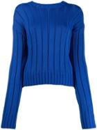 Derek Lam 10 Crosby Iola Neon Sweater - Blue