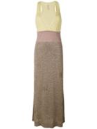 Antonio Marras Lurex Distressed Knitted Dress - Multicolour
