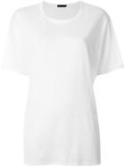 The Row Round Neck T-shirt, Women's, Size: L, White, Cotton