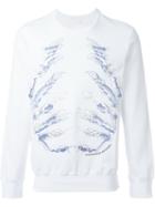 Alexander Mcqueen Wave Embroidered Sweatshirt