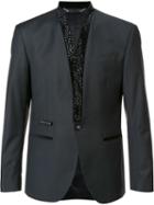 Philipp Plein 'studdy Man' Blazer, Men's, Size: 48, Black, Viscose/virgin Wool