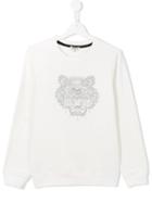 Kenzo Kids 'tiger' Studded Sweatshirt