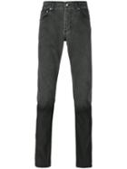 Alexander Mcqueen - Two-tone Slim-fit Jeans - Men - Cotton/spandex/elastane - 50, Grey, Cotton/spandex/elastane