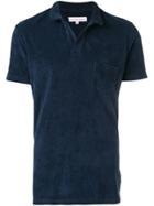Orlebar Brown Towelling Resort Polo Shirt - Blue