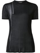 Paco Rabanne Sheer Crew Neck T-shirt - Black