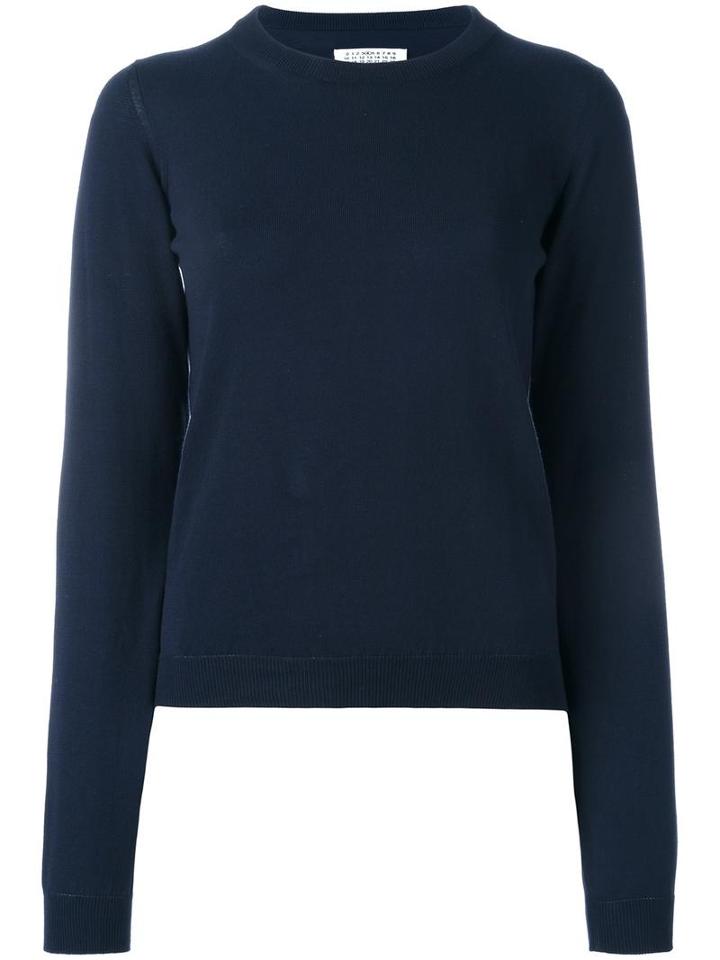 Maison Margiela Classic Jumper, Women's, Size: Large, Blue, Cotton