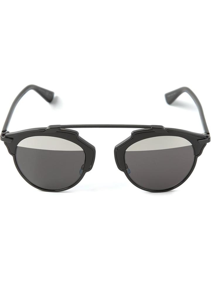 Dior Eyewear So Real Sunglasses, Women's, Black, Acetate