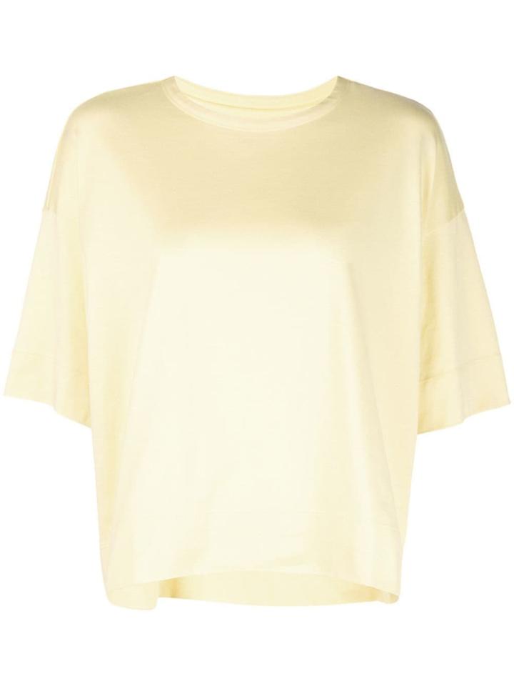 Pleats Please By Issey Miyake Easy T-shirt - Yellow