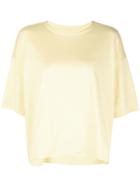 Pleats Please By Issey Miyake Easy T-shirt - Yellow