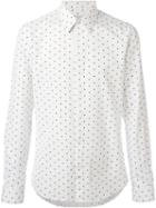 Givenchy Cross Print Shirt, Men's, Size: 40, White, Cotton