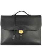 Hermès Pre-owned Sac A Depeche 41 Briefcase Hand Bag - Black