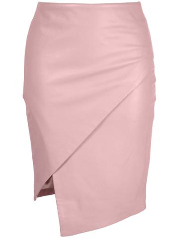 Michelle Mason Wrap Skirt - Neutrals
