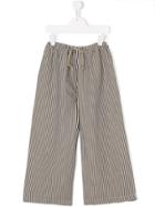 Essence Kids Wide-leg Striped Trousers - Nude & Neutrals