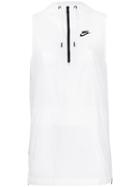 Nike - Hooded Sleeveless Jacket - Women - Nylon - L, White