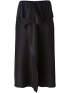Issey Miyake Draped Front Pleated Skirt