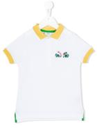 Fendi Kids - Embroidered Polo Shirt - Kids - Cotton - 12 Yrs, White
