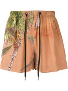 Duo Tropical Track Shorts - Neutrals