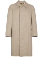 Burberry Restored 1990s Beige Cotton Single Breasted Coat - Nude &