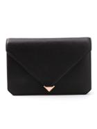 Alexander Wang - 'prisma' Clutch - Women - Leather - One Size, Black, Leather