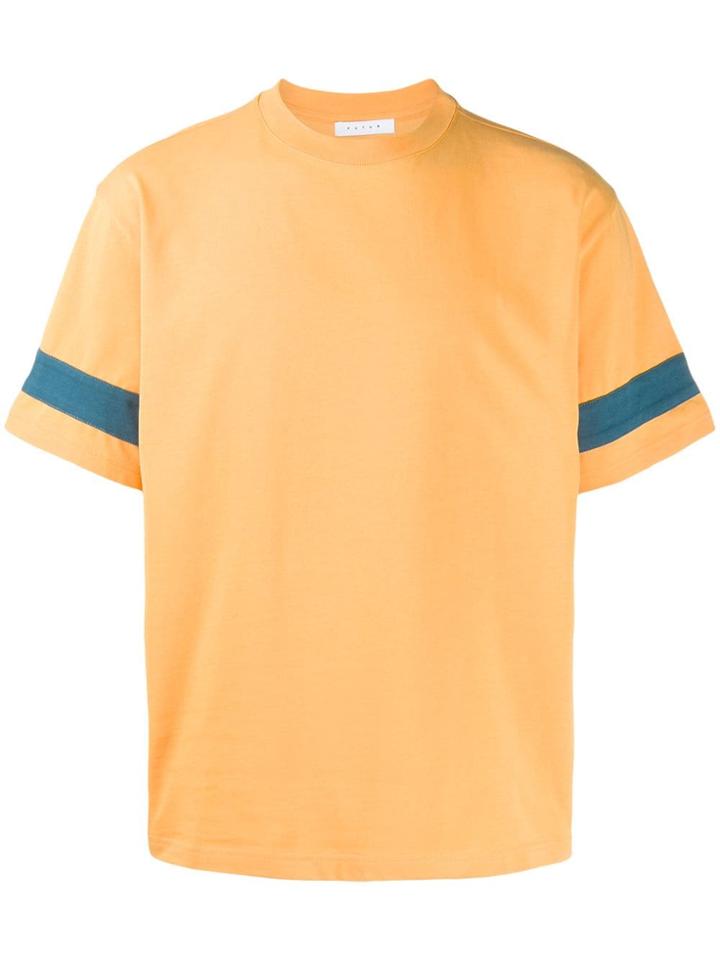 Futur Contrast Stripe T-shirt - Yellow