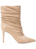 Gianvito Rossi Draped Ankle Boots - Neutrals