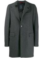Fay Button-up Coat - Grey