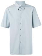 Classic Short-sleeved Shirt - Men - Cotton - 39, Grey, Cotton, Jil Sander