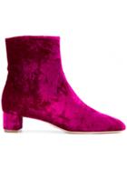 Oscar Tiye Emme Ankle Boots - Pink & Purple