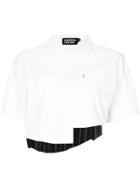 Andrea Crews Asymmetric Button Shirt - White