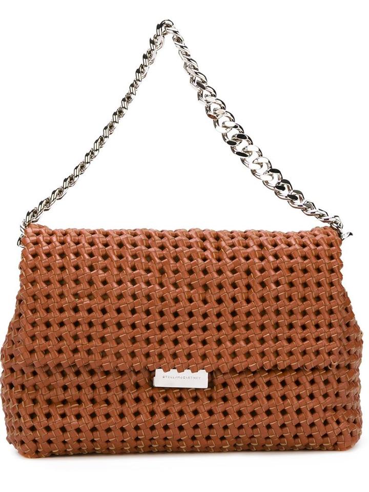 Stella Mccartney 'brandy Becks' Weaved Shoulder Bag