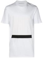 Neil Barrett Slogan Patch T-shirt - White