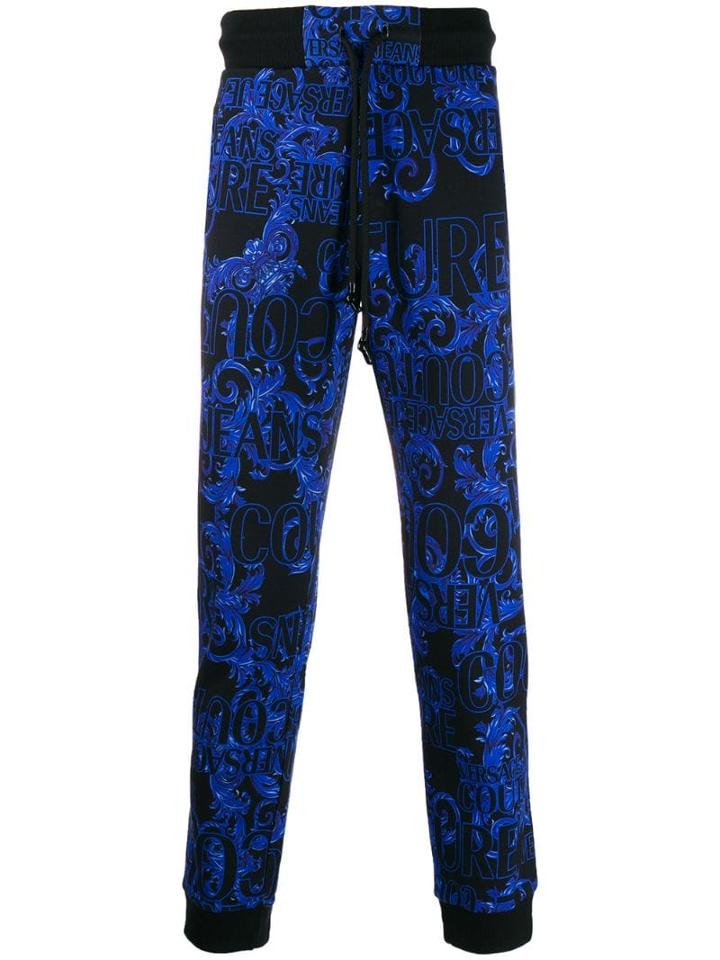 Versace Jeans Baroque Pattern Pants - Black