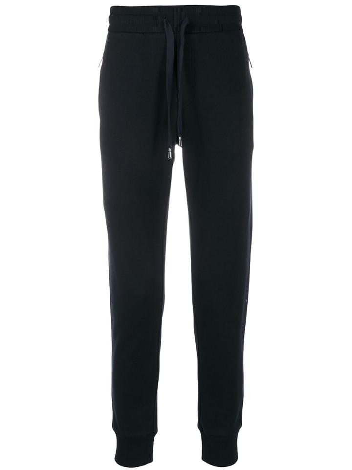 Dolce & Gabbana Logo Patch Track Trousers - Blue