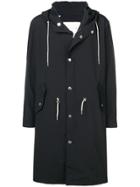Mackintosh Black Oversized Military Parka Gm-137b