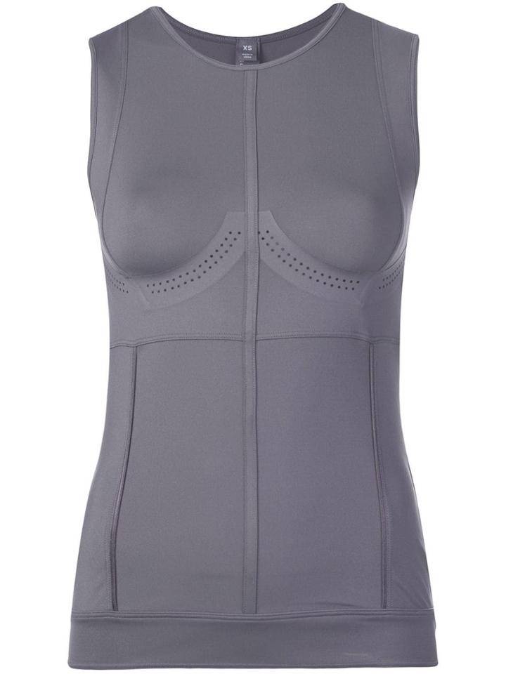 Adidas By Stella Mccartney Compression Tank Top - Grey