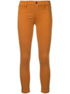 J Brand Turned Up Skinny Jeans - Yellow & Orange