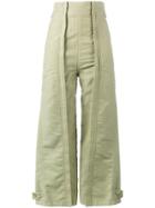 Chloé High-waisted Trousers - Green