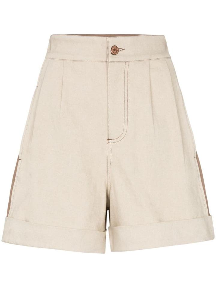 See By Chloé Two-tone Shorts - Neutrals