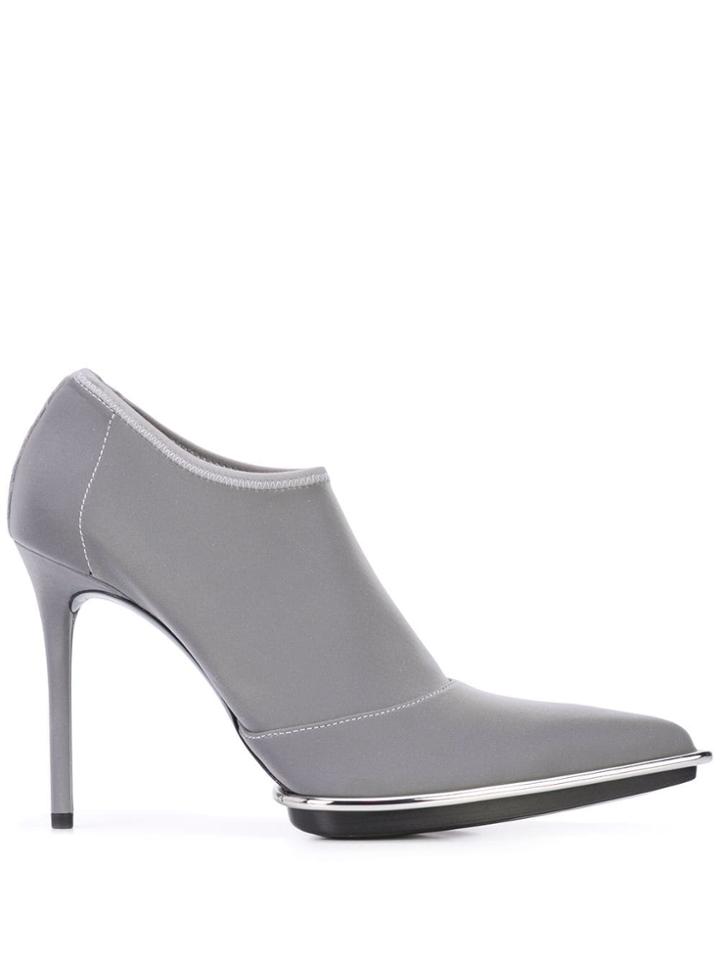 Alexander Wang Cara Reflective Booties - Grey