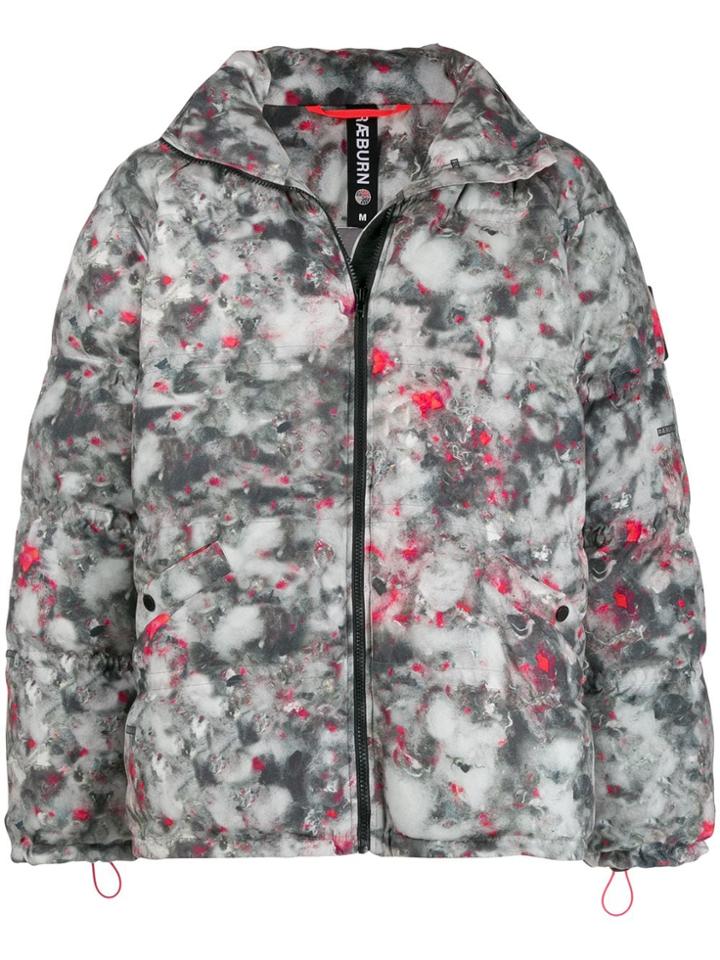 Raeburn Printed Puffer Jacket - Grey