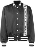 Opening Ceremony Logo Stripe Bomber Jacket - Black