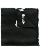 Kenzo 'mini Tiger' Scarf, Adult Unisex, Black, Silk/modal/viscose/wool