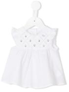 Tartine Et Chocolat - Floral Smock Top - Kids - Cotton - 6 Mth, White