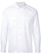 Estnation - Patch Pocket Shirt - Men - Cotton/nylon/polyurethane - L, White, Cotton/nylon/polyurethane