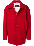 Raf Simons Oversized Button-up Jacket - Red