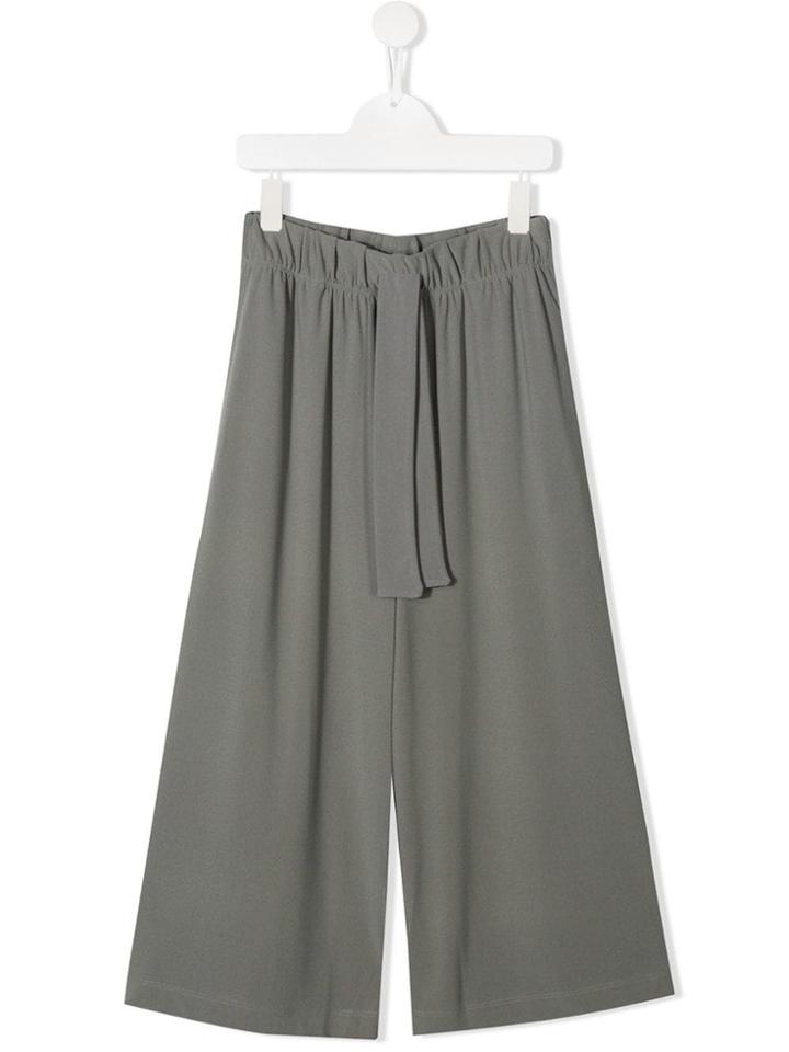 Caffe' D'orzo Teen Valeriana Flare Trousers - Green